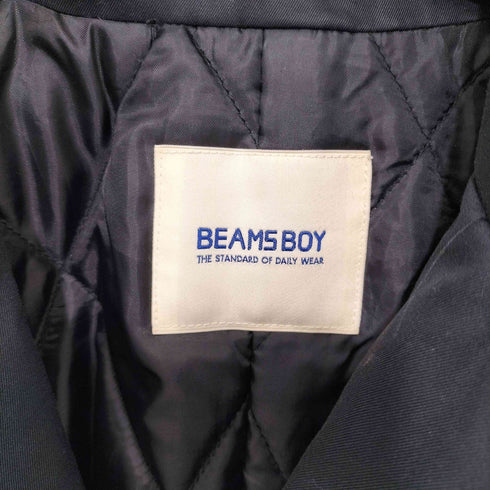 ビームスボーイ BEAMS BOY ギャバ中綿ダブルコート レディース
