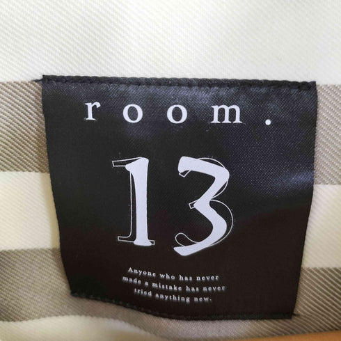 ルームサーティーン ROOM.13 24SS オーバーサイズ シャツ ワンピース レディース JPN:2