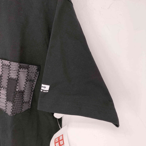 グラム glamb パッチワークプリントポケット Tシャツ メンズ import:XL