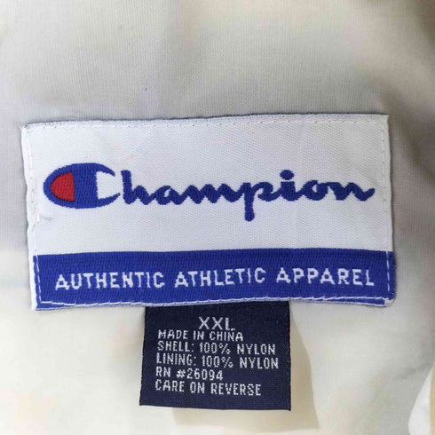 チャンピオン Champion AUTHENTIC APPAREL マルチカラー企業ロゴナイロンジャケット メンズ XXL