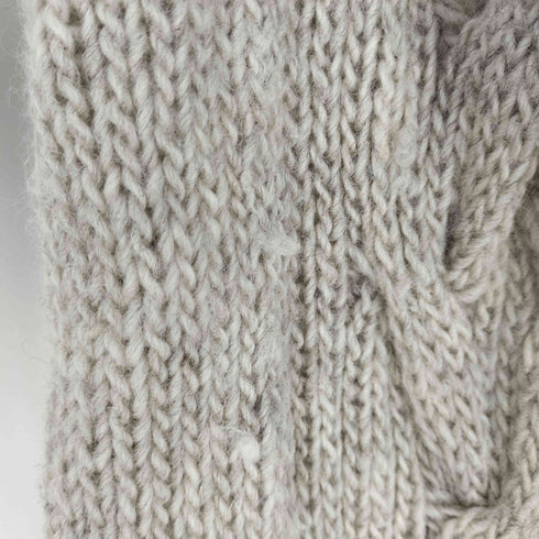 People Tree hand knit ウール ニットカーディガン レディース