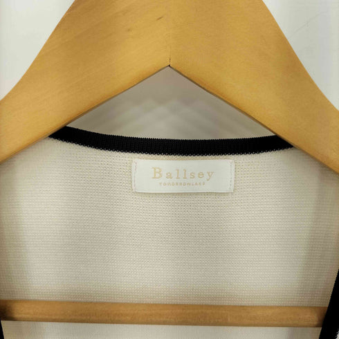 ボールジー BALLSEY コットンアセテートミラノリブ ロングジレ レディース JPN:S