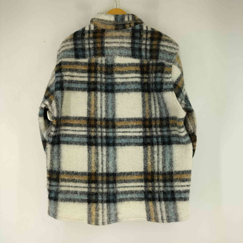 ザラ ZARA ウールミックスチェックジャケット メンズ XL
