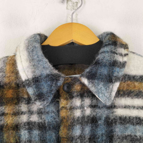 ザラ ZARA ウールミックスチェックジャケット メンズ XL