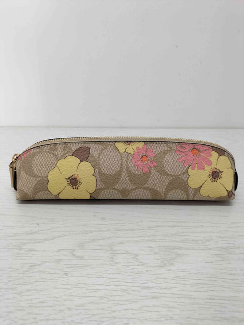 コーチ COACH シグネチャー フローラルクラスター柄 ペンケース レディース