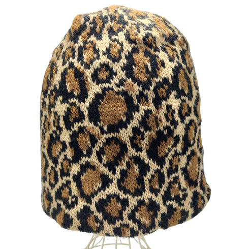 ニューヨークハット NEWYORK HAT&CAP CO. レオパードニット帽 メンズ