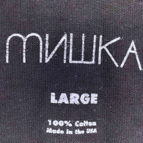 ミシカ MISHKA MADE IN USA ピースマーク S/S Tシャツ メンズ JPN:L