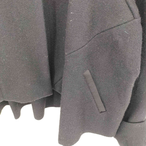 ヒロココシノ HIROKO KOSHINO ウール アシンメトリー ショート クロップド ジャケット レディース