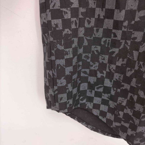 ステューシー Stussy USA製 紺タグ S/Sチェックシャツ メンズ import:L