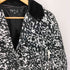 アニエスベー agnes b. PARIS ジャガード チェスターコート レディース 38
