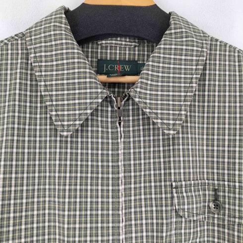 ジェイクルー J.CREW 90S 巨人タグ チェック ジップアップ ジャケット メンズ JPN:XL
