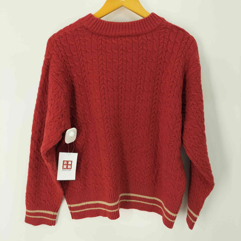 ヘムラインケーブルプルオーバーニット レディース JPN:38