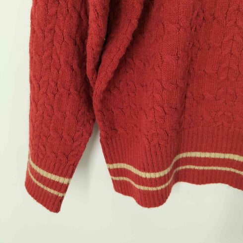 ヘムラインケーブルプルオーバーニット レディース JPN:38