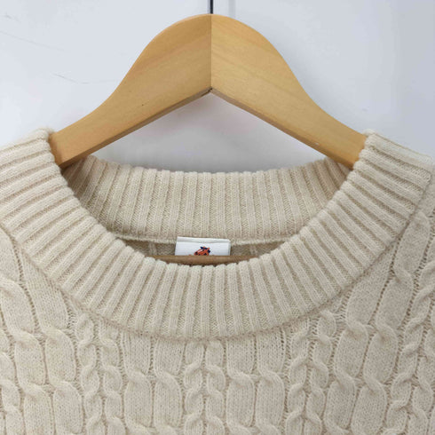 ヘムラインケーブルプルオーバーニット レディース JPN:38