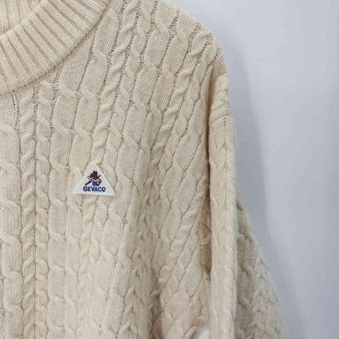 ヘムラインケーブルプルオーバーニット レディース JPN:38