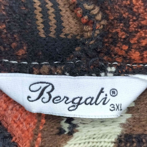 Bergali 3D ニットパーカー メンズ 3XL