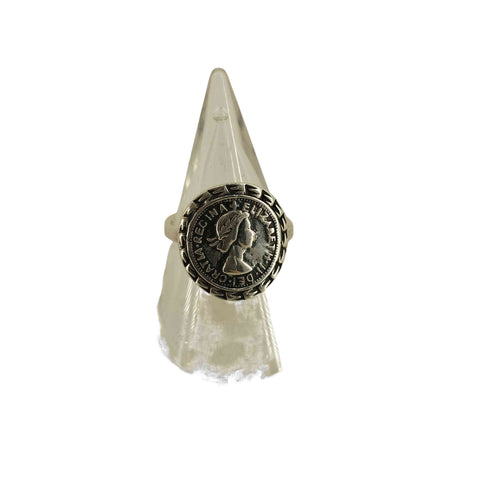 925刻印 コイン リング メンズ 14号