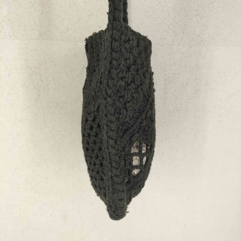 N NUMBER カート期 ダメージニット ショルダーバッグ メンズ