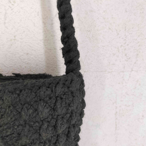 N NUMBER カート期 ダメージニット ショルダーバッグ メンズ