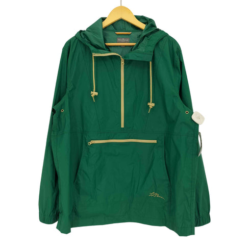 エルエルビーンシグネチャー L.L.Bean SIGNATURE SLIM FIT ロゴ刺繍 リップストップ アノラックジャケット レインパーカー メンズ import:L