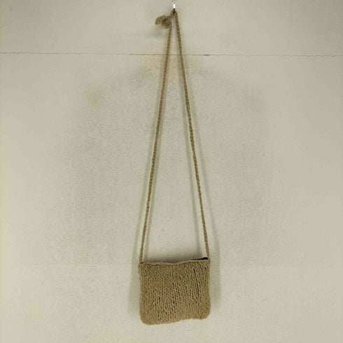 N NUMBER 裏地ペイズリー ウールニットバッグ メンズ