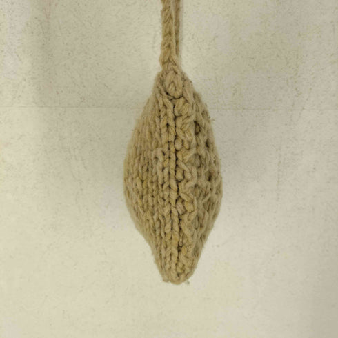 N NUMBER 裏地ペイズリー ウールニットバッグ メンズ