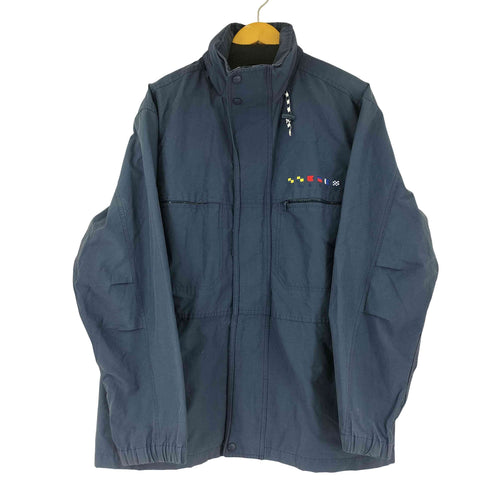 エルエルビーン L.L.Bean 90S 旗刺繍ロゴ ナイロンジャケット メンズ L
