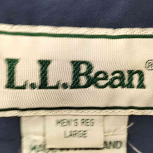 エルエルビーン L.L.Bean 90S 旗刺繍ロゴ ナイロンジャケット メンズ L