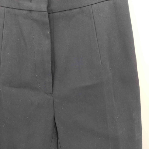 ジルサンダー JIL SANDER コットンギャバジン パネル切替 テーパードパンツ レディース 32