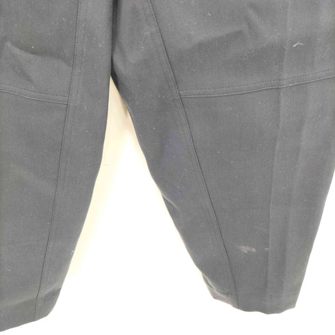 ジルサンダー JIL SANDER コットンギャバジン パネル切替 テーパードパンツ レディース 32