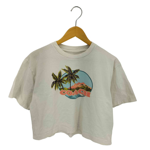 コーチ COACH ハワイアン クロップド Tシャツ レディース import:XS