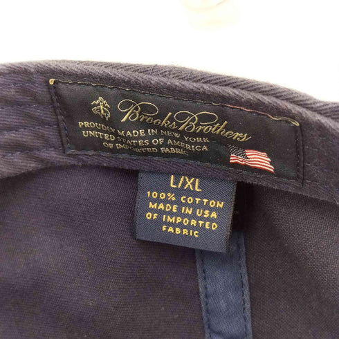 ブルックスブラザーズ BROOKS BROTHERS USA製 GFロゴ 40周年 ベースボールキャップ レディース L/XL