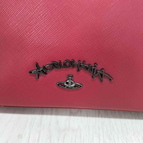 ヴィヴィアンウエストウッド アングロマニア Vivienne Westwood ANGLOMANIA 裏地総柄 レザーショルダーバッグ レディース ONE SIZE
