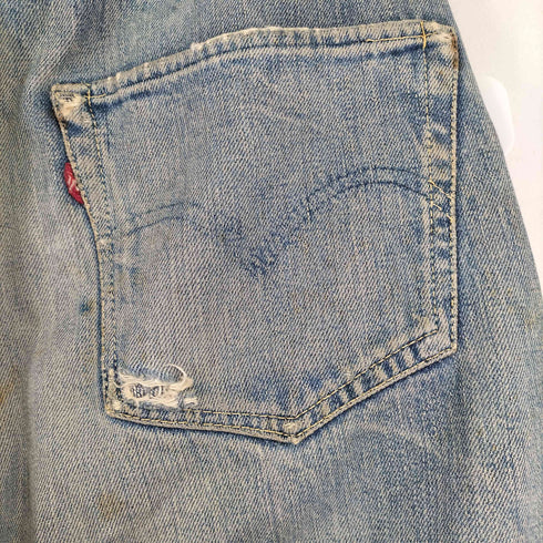 リーバイス Levis 50S 501XX 赤耳 隠しリベット12刻印 アルミリベット オフセットベルトループ ボタン裏刻印無し メンズ 42cm