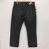 トミージーンズ tommy jeans ダメージ加工 リラックス ストレート ブラックデニム パンツ ボタンフライ メンズ US:30-31