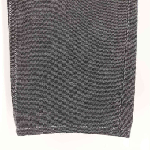 トミージーンズ tommy jeans ダメージ加工 リラックス ストレート ブラックデニム パンツ ボタンフライ メンズ US:30-31
