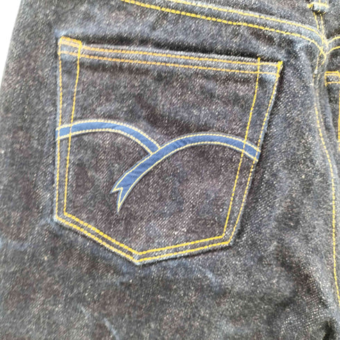 ザフラットヘッド the flat head 19oz ジップフライ デニムパンツ メンズ W32 L36