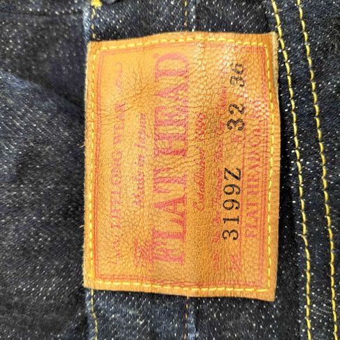 ザフラットヘッド the flat head 19oz ジップフライ デニムパンツ メンズ W32 L36