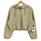 ザラ ZARA FAUX SUEDE CROPPED JACKET レディース import:XS