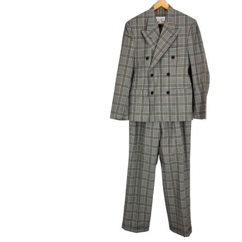 メゾンマルジェラ Maison Margiela 18ss ダブルブレスト テーラードジャケット セットアップ メンズ  50