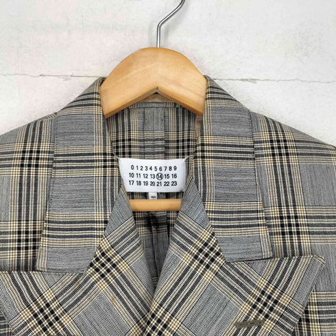 メゾンマルジェラ Maison Margiela 18ss ダブルブレスト テーラードジャケット セットアップ メンズ  50