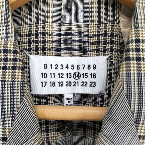 メゾンマルジェラ Maison Margiela 18ss ダブルブレスト テーラードジャケット セットアップ メンズ  50