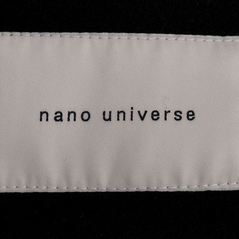 ナノユニバース NANO universe 24aw ジャージーメルトンスタンドカラージップブルゾン レディース FREE
