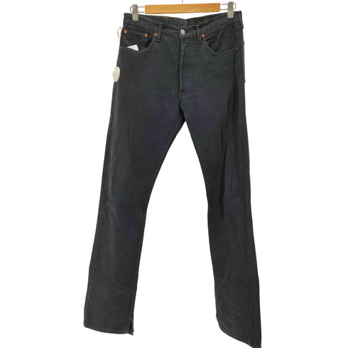 リーバイス Levis 90s 501 ユーロ ボタンフライ ブラックデニムパンツ メンズ 32×34