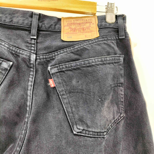 リーバイス Levis 90s 501 ユーロ ボタンフライ ブラックデニムパンツ メンズ 32×34