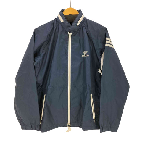 アディダス adidas 80s デサント製 ナイロンジップアップジャケット メンズ JPN:M