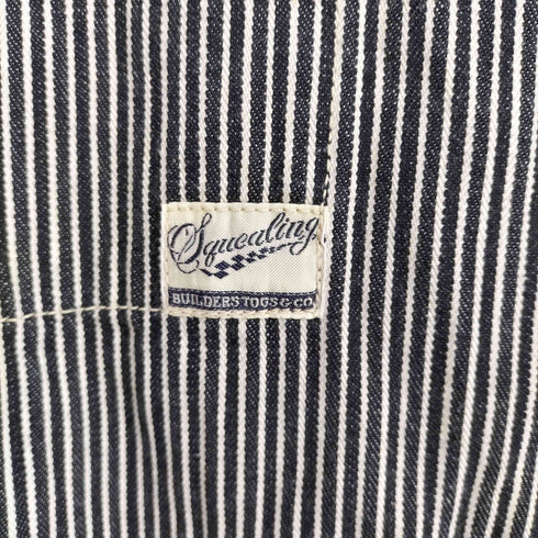 builders togs & co 日本製 ヒッコリー柄カバーオールジャケット メンズ 40