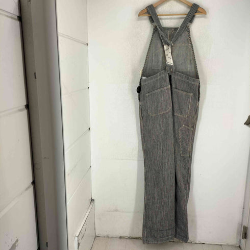 builders togs & co 日本製 ヒッコリー柄オーバーオール メンズ W36