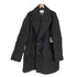 JERIH 20AW BLACK WOOL PEACOAT import メンズ import:M