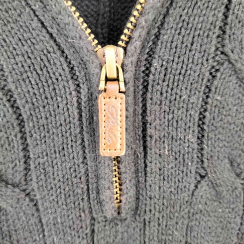ポロラルフローレン POLO RALPH LAUREN ハーフジップケーブルニット メンズ import:S